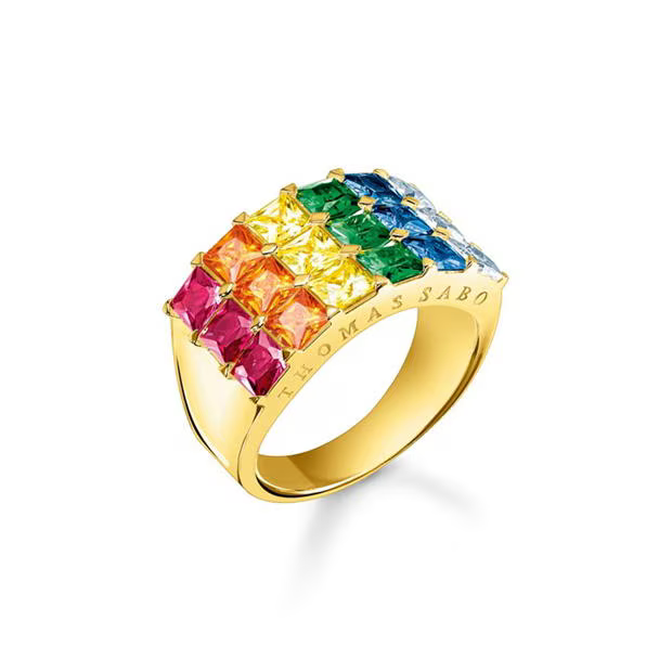 Кольцо Thomas Sabo Rainbow Heritage Ring 58, 60