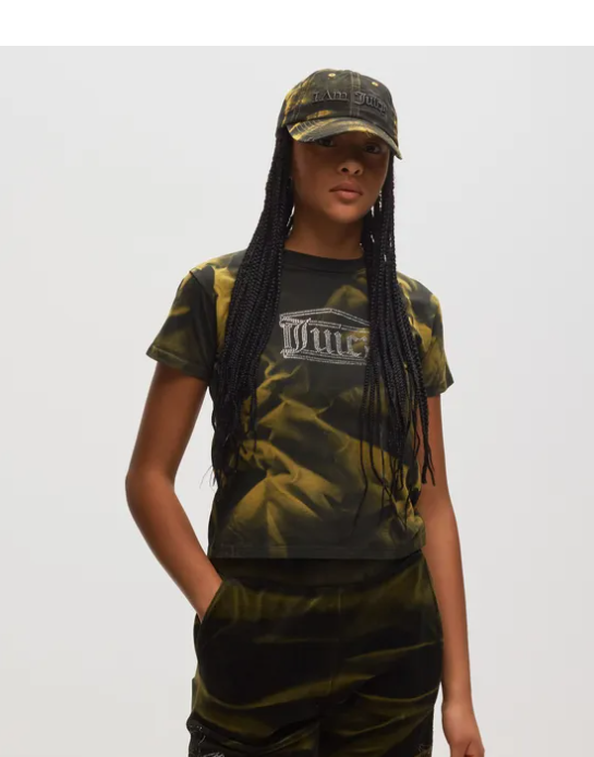 ARIES ARISEARIES X JUICY COUTURE TIE-DYE Унисекс ФУТБОЛКА размер UK 3 — изображение 5
