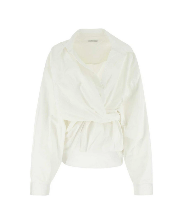 Рубашка Balenciaga wrap shirt M — изображение 8