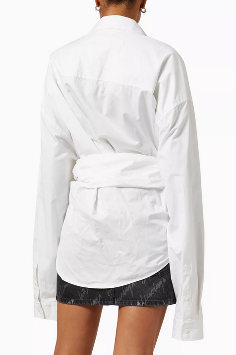 Рубашка Balenciaga wrap shirt M — изображение 4