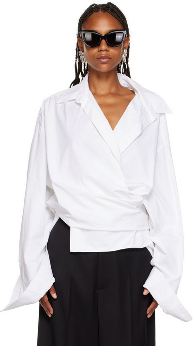 Рубашка Balenciaga wrap shirt M — изображение 2