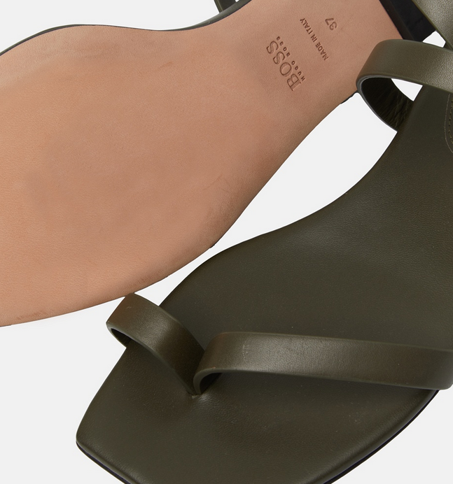 HUGO BOSS Womens Lucy Flat Inf-C Сандалии 37 — изображение 2