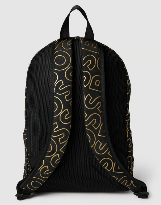 Рюкзак BOSS Allover-Logo Modell Catch in black — изображение 3