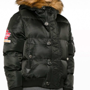 Dsquared2  пуховик Black Puff Mini Parka Down Jacket