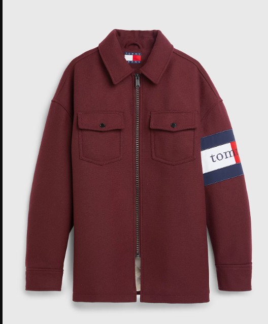 Tommy Hilfiger Jeans рубашка с логотипом на подкладке DM0DM15287 L