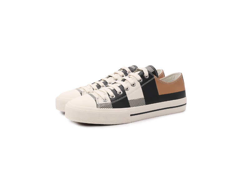 Кроссовки Burberry Black & White Exploded Check Larkhall 43