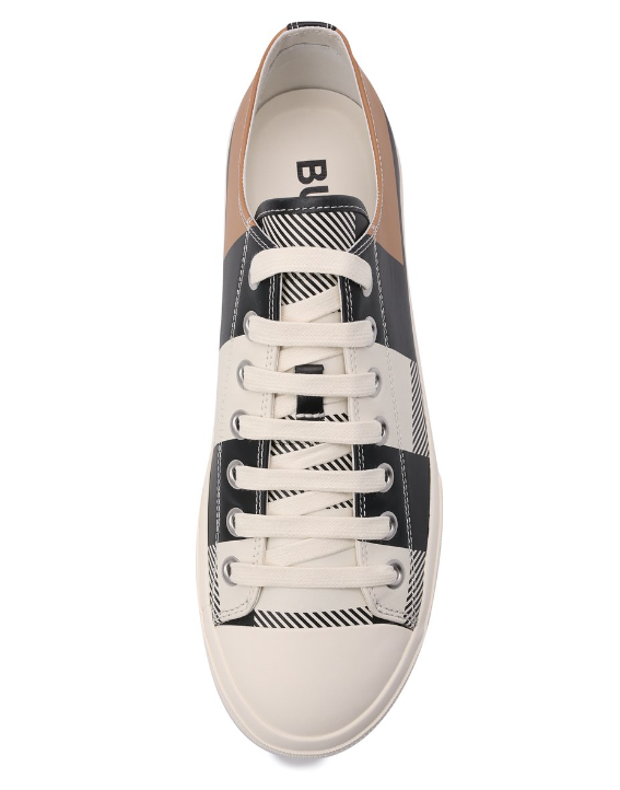 Кроссовки Burberry Black & White Exploded Check Larkhall 43 — изображение 2