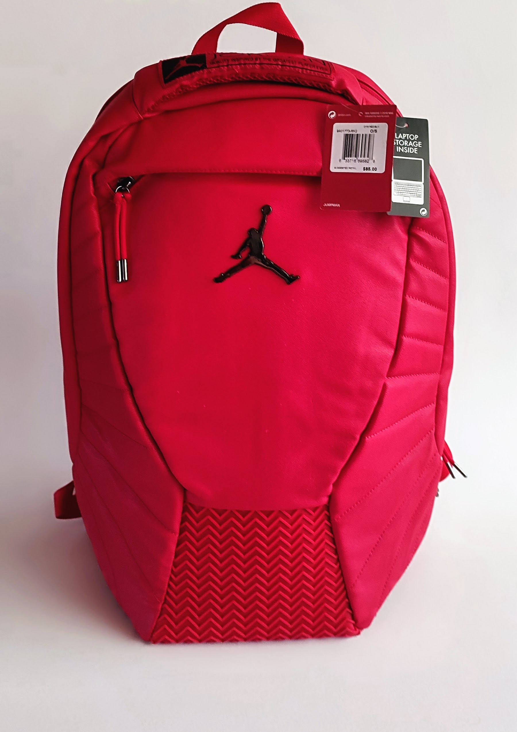 Рюкзак для хранения ноутбука Nike Jordan AJ12 красный 9A1773.A-RK2 — изображение 4