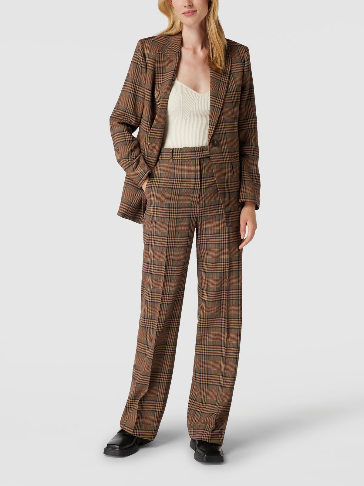 Брюки Max Mara Studio SHEREE брюки в клетку L — изображение 4