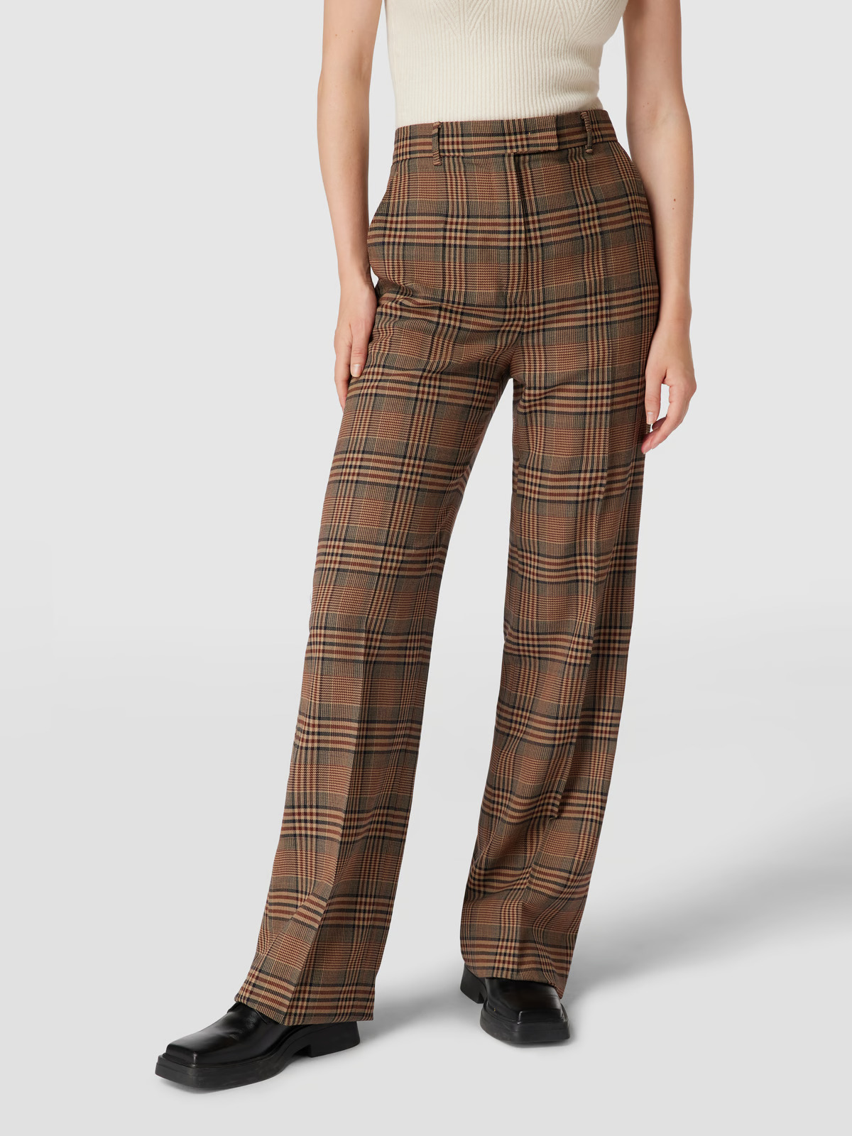 Брюки Max Mara Studio SHEREE брюки в клетку L — изображение 9