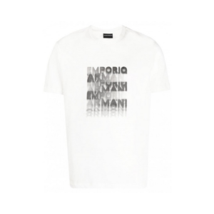 EMPORIO ARMANI Футболка с выцветшим принтом
